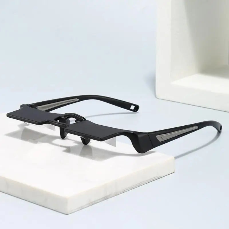 2024 NEW Lazy Man Glasses Men Women Children Comfortable Reading Glass Lenses Lying down View Funny Refractive Glasses